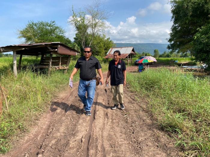 ซ่อมแซมถนนเลียบลำห้วยทางควาย เป็นเส้น...